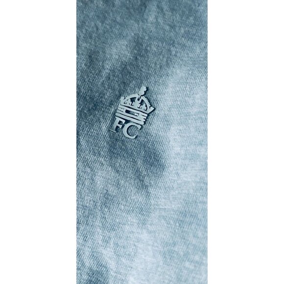 Women's Small French Connection Pale Blue Cotton t-shirt - Picture 6 of 7